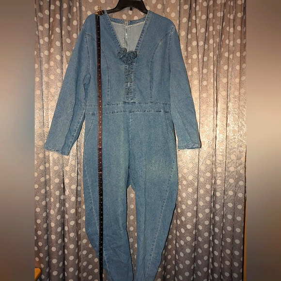 Denim Jumpsuit - Picture 7 of 12